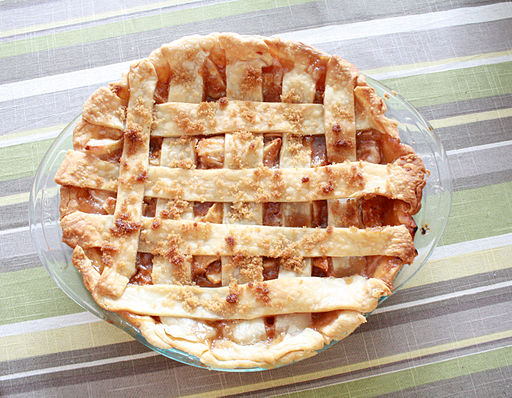 The image of caramel apple pie