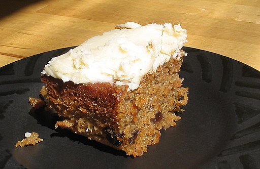 The image of dish is named Caribbean Carrot Cake