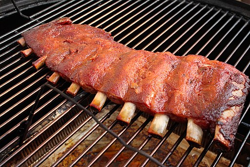 The image of the dish is named American Barbecue Ribs