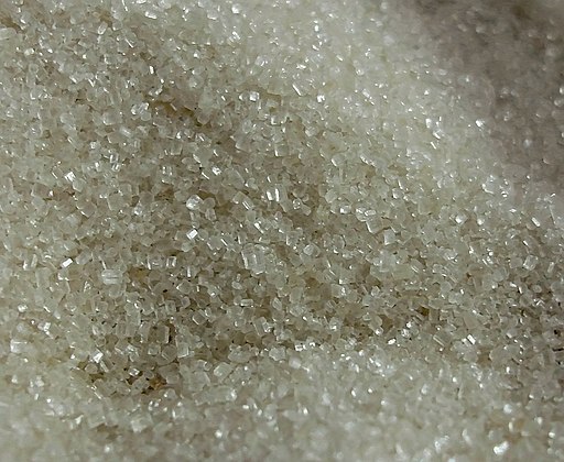The image of granulated sugar without background
